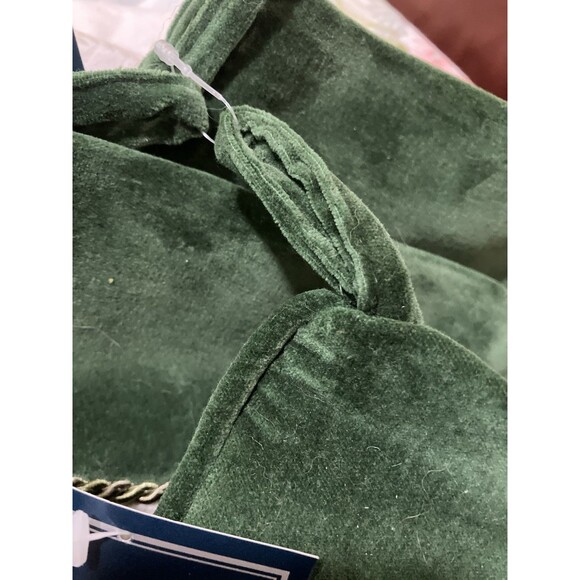 4 New With Tags, Wool and Velvet Needlepoint Christmas Stockings Old World Santa - Picture 10 of 16